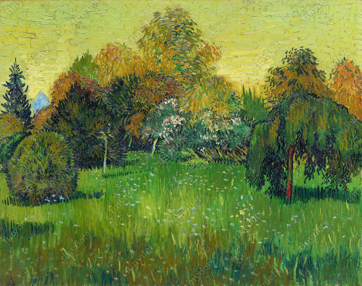Obraz na płótnie w ramie Vincent van Gogh Ogród poetów 1888